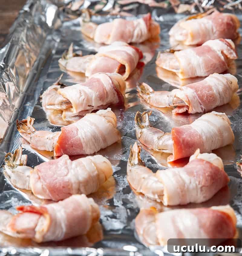 bacon wrapped shrimp in oven