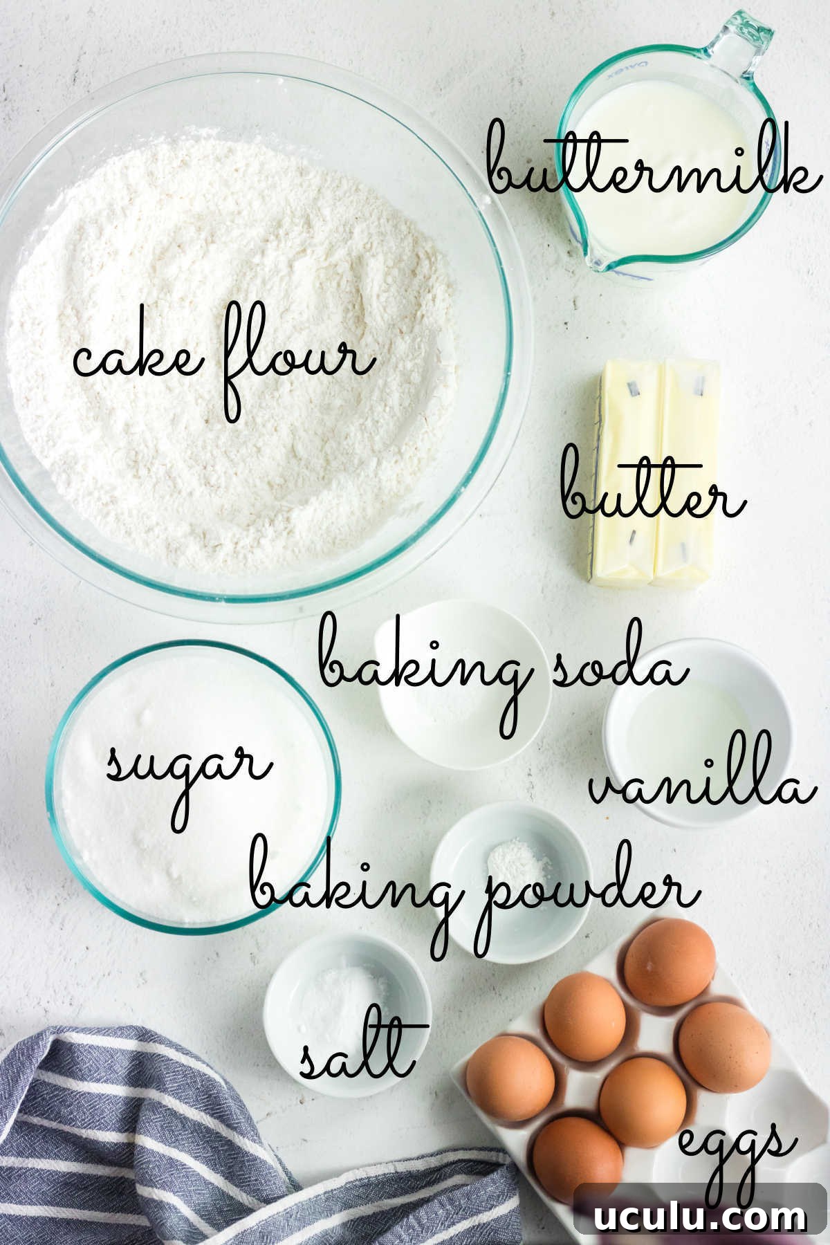Labeled ingredients for this recipe.