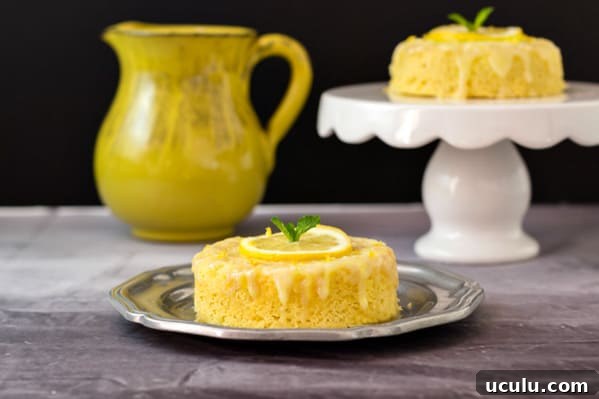 3-Minute Lemon Poke Cake