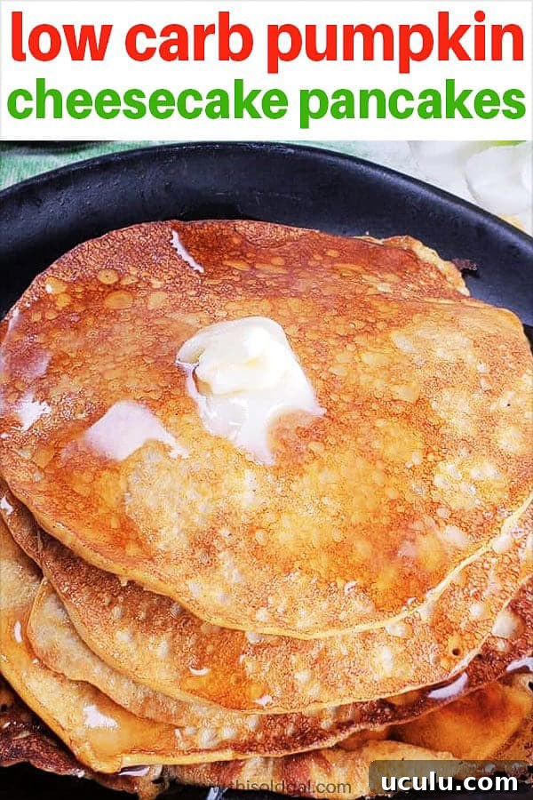 Pumpkin Cheesecake Pancakes