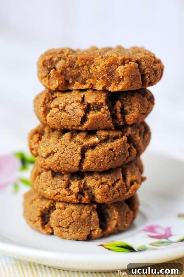 3-Ingredient Peanut Butter Cookies