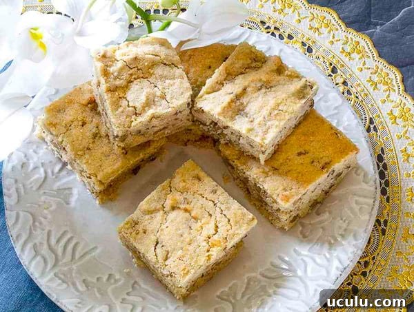 Maple Pecan Blondies