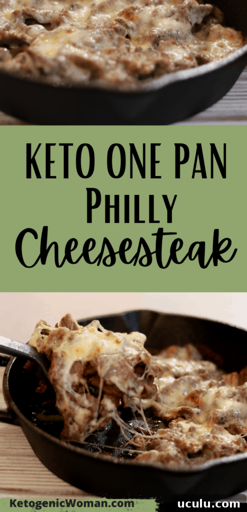Keto Philly Cheesesteak pin