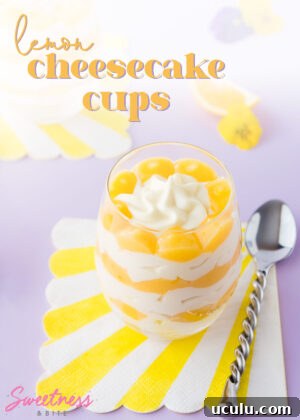 Lemon Cheat'sCakes, Super Simple Lemon Cheesecakes