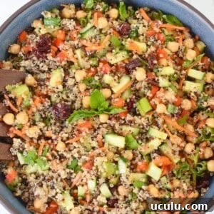 Moroccan Chickpea Quinoa Salad