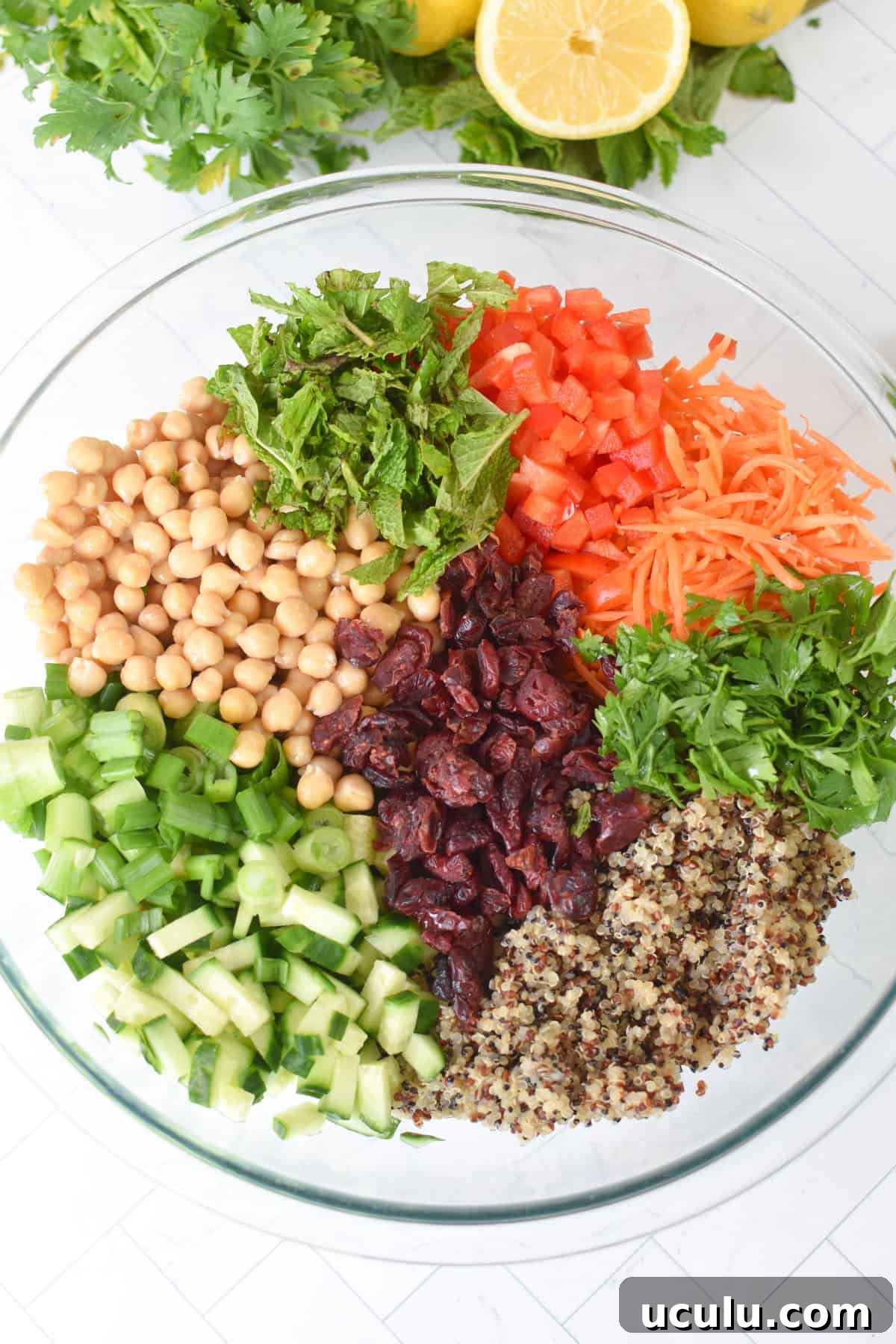 Quick Moroccan Chickpea Quinoa Salad
