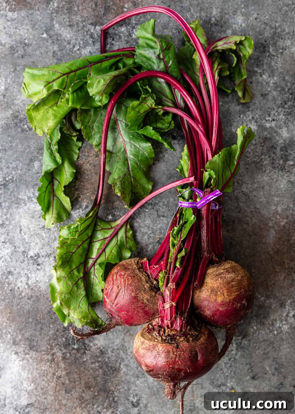 overhead: uncooked beets for my pickled beets recipe
