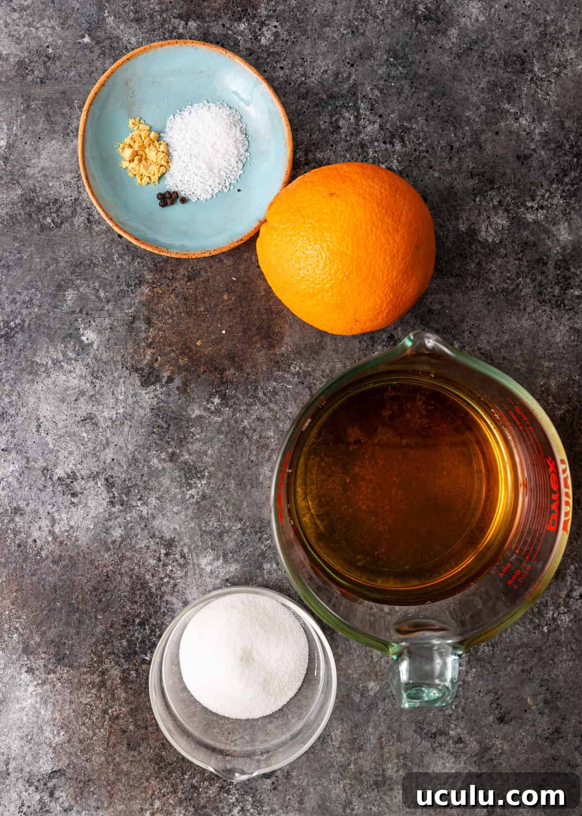 overhead: ingredients needed to make pickled beets