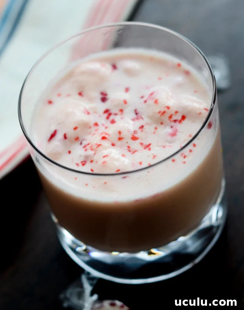 peppermint eggnog punch 038