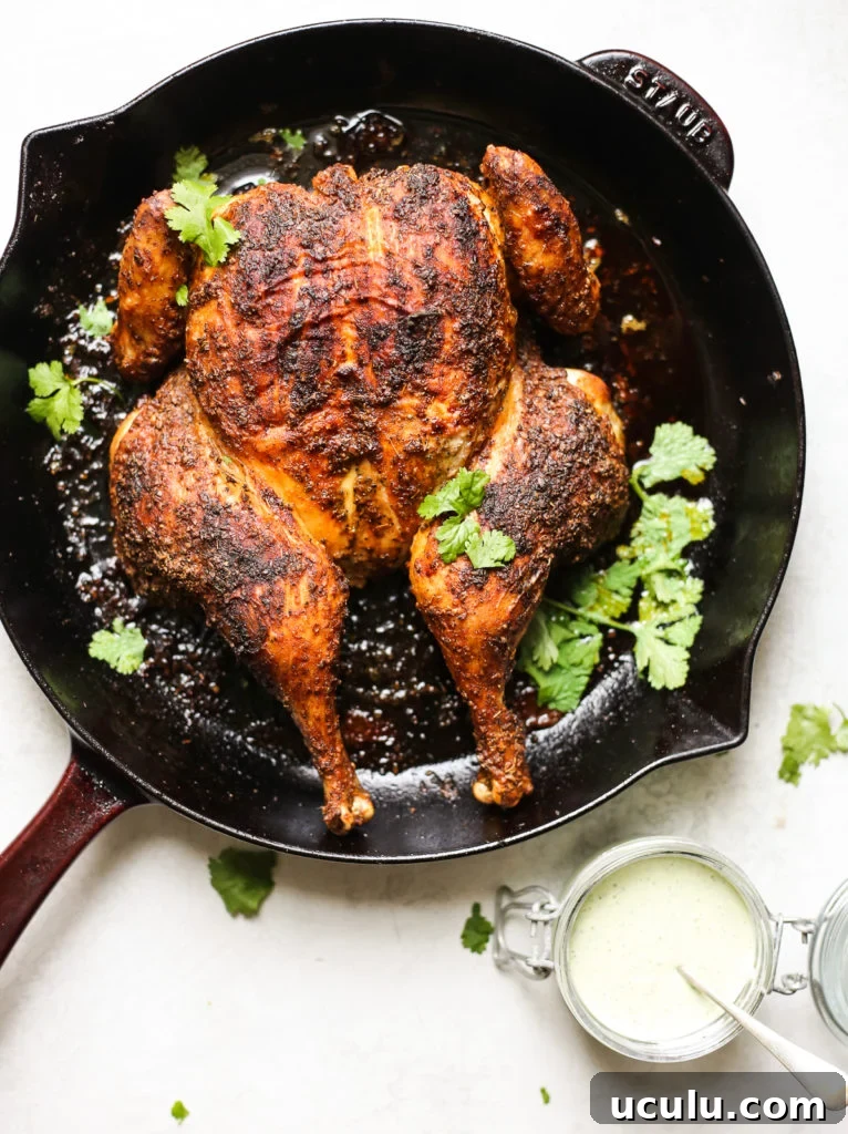 Peruvian-Inspired Whole Roasted Chicken