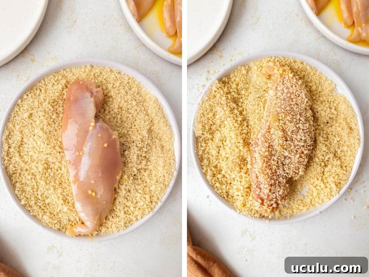 breading chicken cutlets