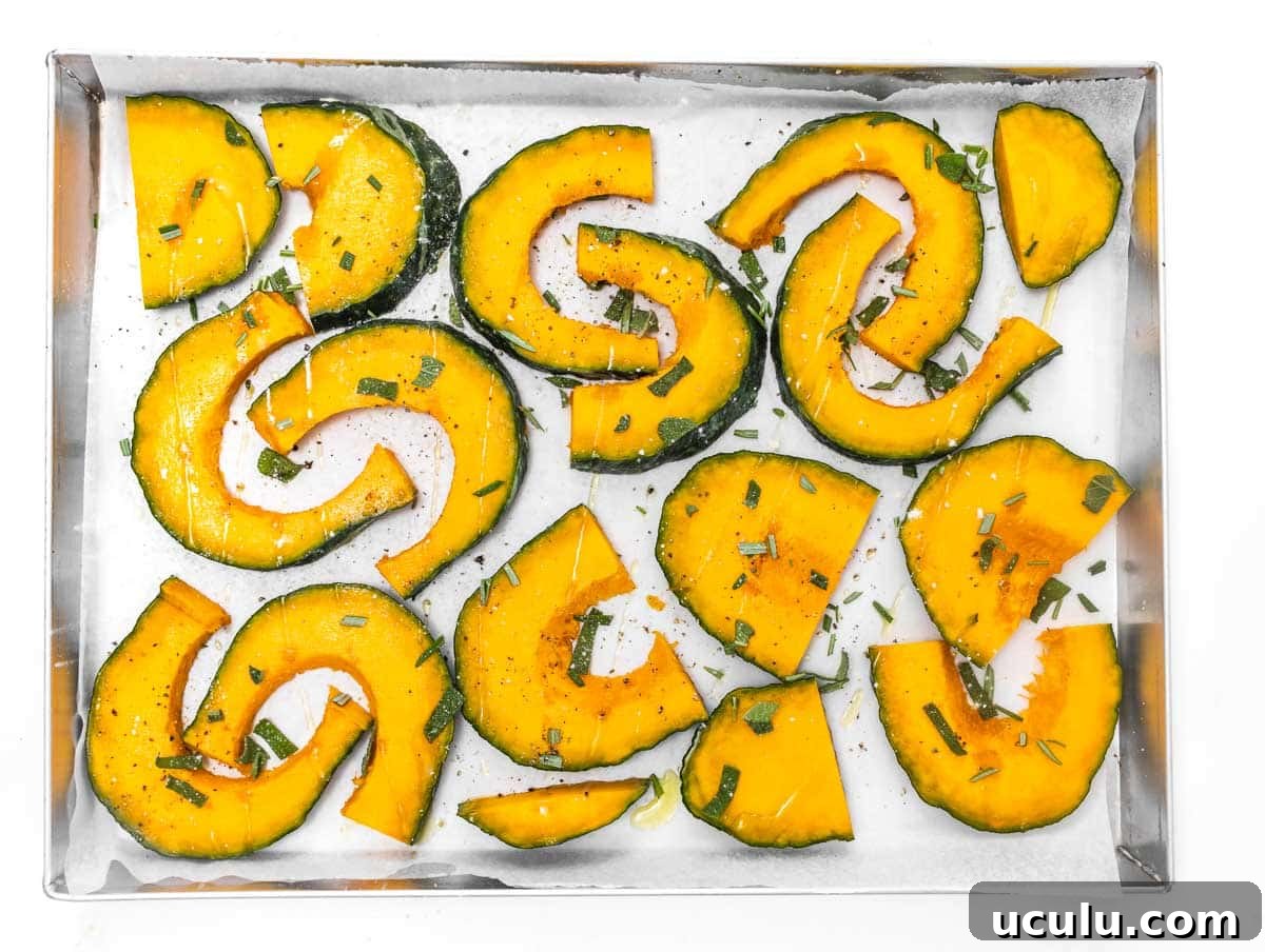 Roasted Kabocha Squash Recipe with Crispy Herb Crust 8 Kabocha squash with herbs