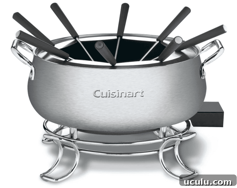 Electric fondue maker